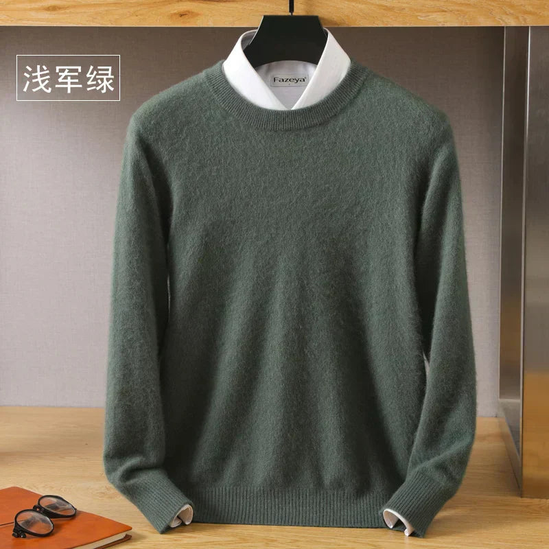 Maglione in Cashmere O-Collo di Lyra, Design Giapponese