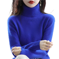 AuroraWeave Maglione a Collo Alto in Cashmere per Donne in Autunno