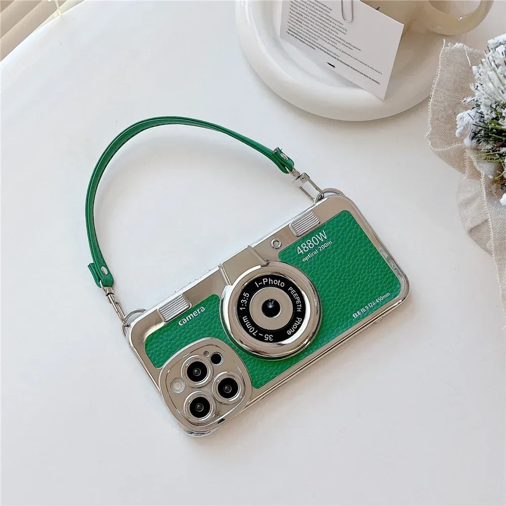 VintageCam Custodia per Telefono | Custodia in Stile Retro Stereo per iPhone