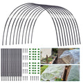 Set di archi da giardino Plantura FlexGrow in fibra di vetro | Tunnel da piantare fai-da-te per aiuole e semenzai | Inossidabile e riutilizzabile | Inclusi connettori