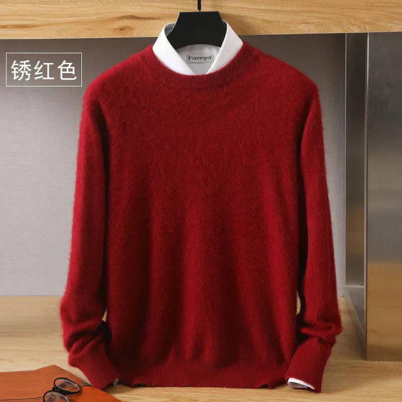 Maglione in Cashmere O-Collo di Lyra, Design Giapponese