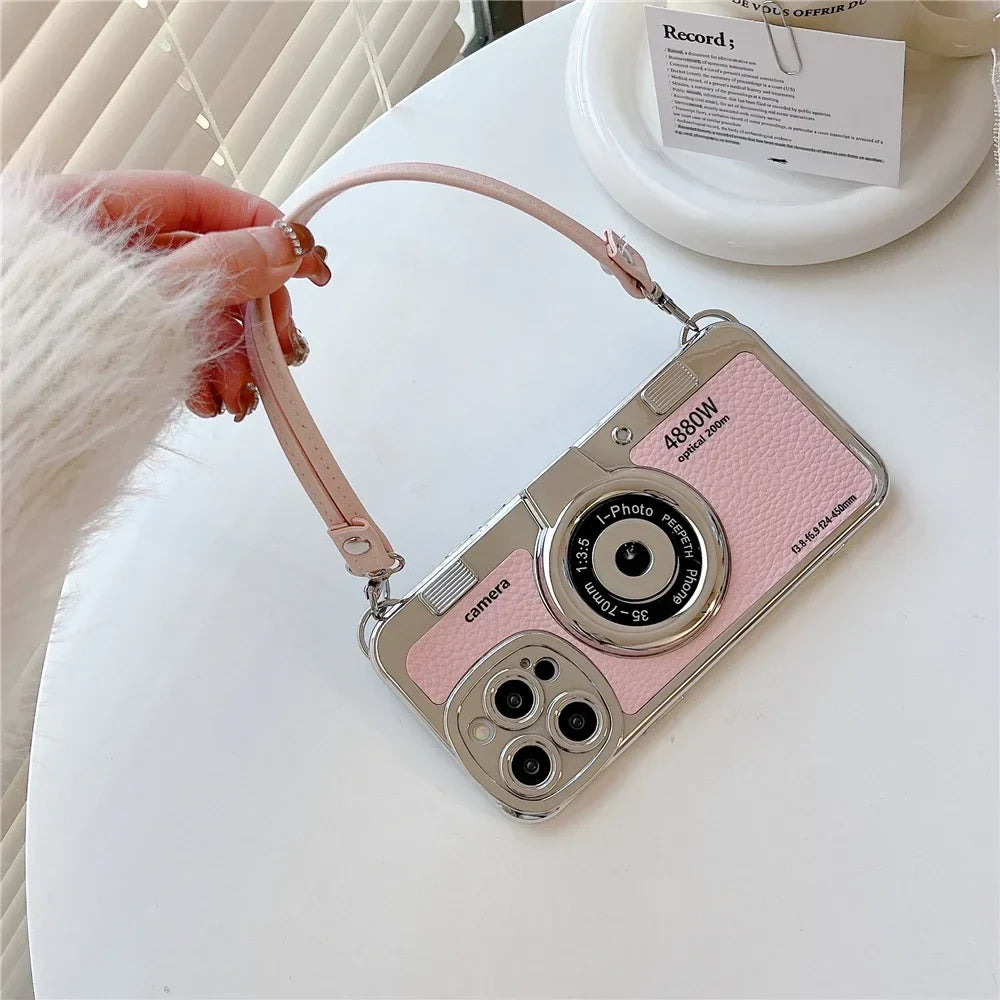 VintageCam Custodia per Telefono | Custodia in Stile Retro Stereo per iPhone