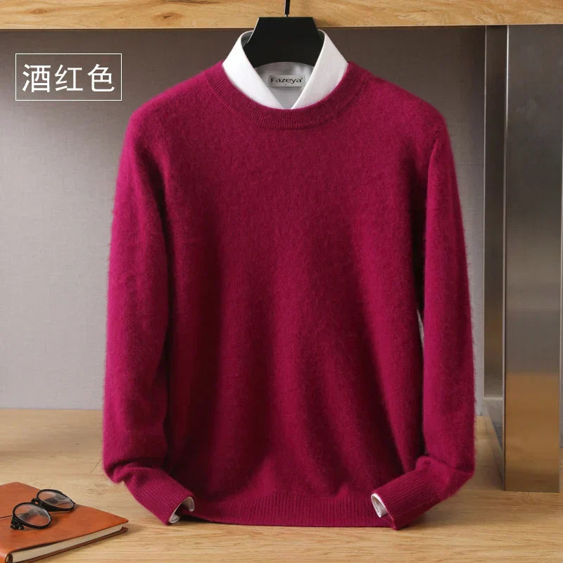 Maglione in Cashmere O-Collo di Lyra, Design Giapponese
