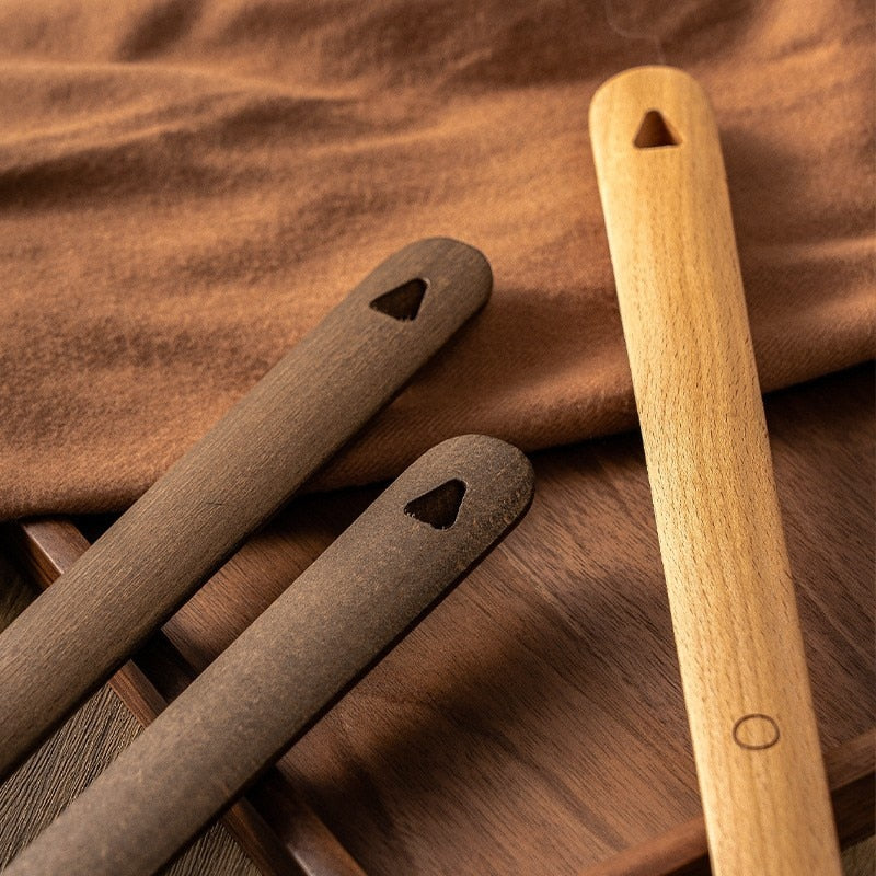 Sandsberg | Cucchiaio per Scarpe con Manico Lungo | Design in Legno Magnetico | Legno Naturale