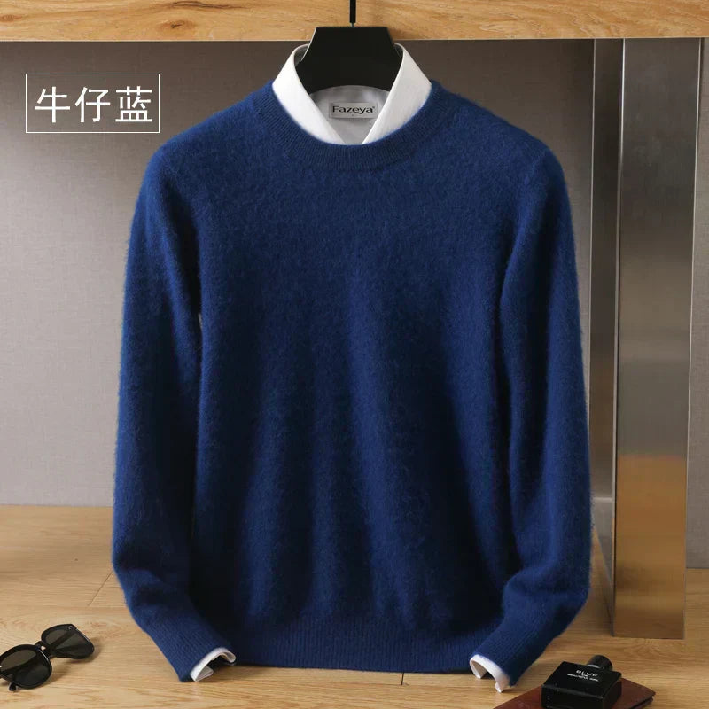 Maglione in Cashmere O-Collo di Lyra, Design Giapponese