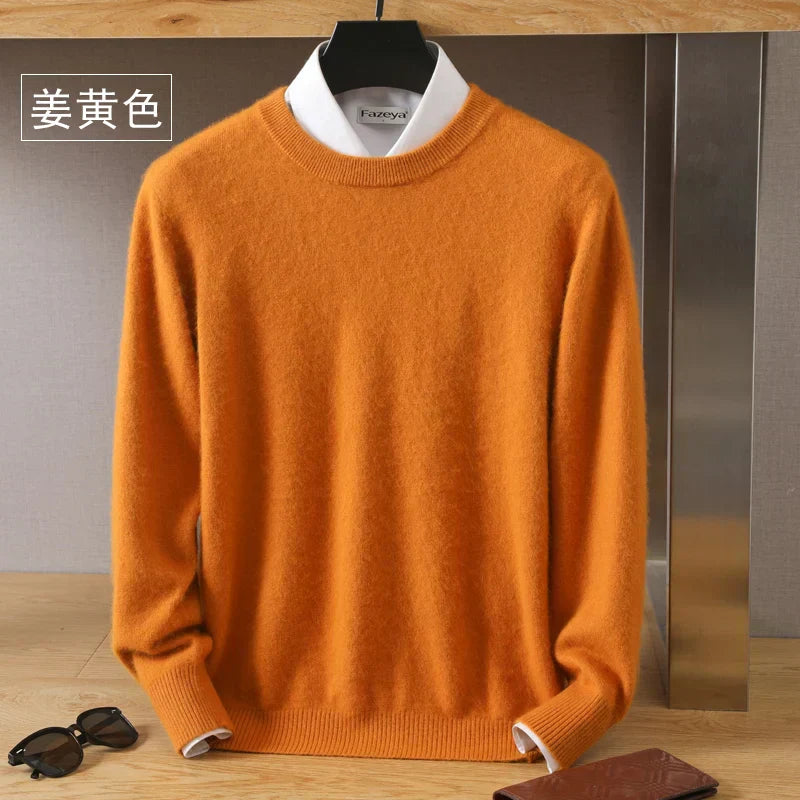 Maglione in Cashmere O-Collo di Lyra, Design Giapponese