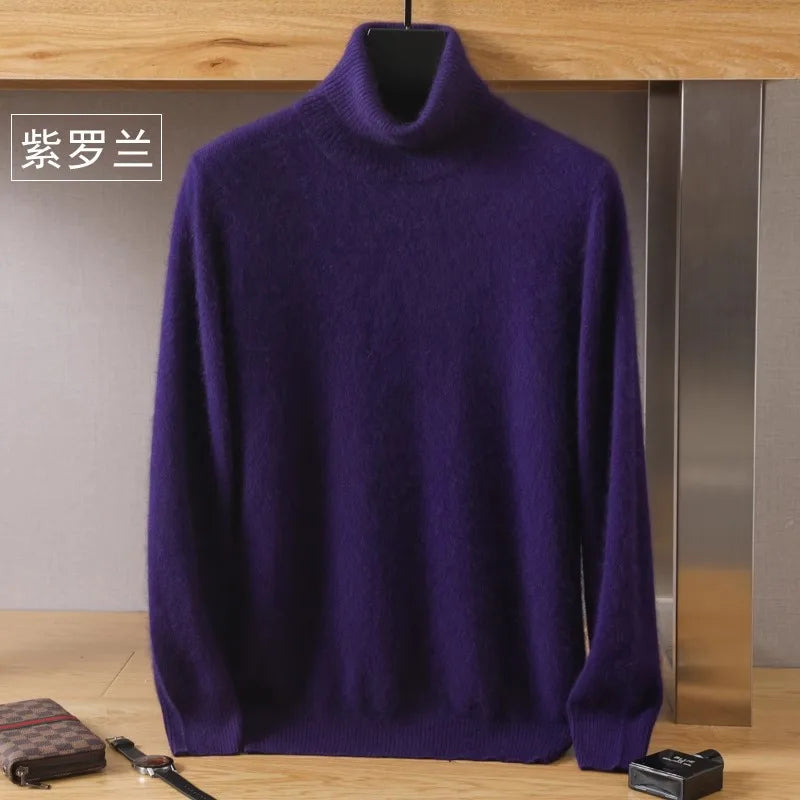 Maglione in Cashmere Aureo da Uomo, 100% Cashmere
