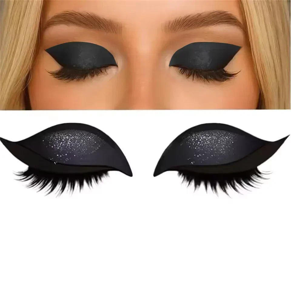 Adesivo per trucco occhi | Look glamour immediato in pochi secondi | Riutilizzabile, impermeabile e adattabile a ogni forma degli occhi