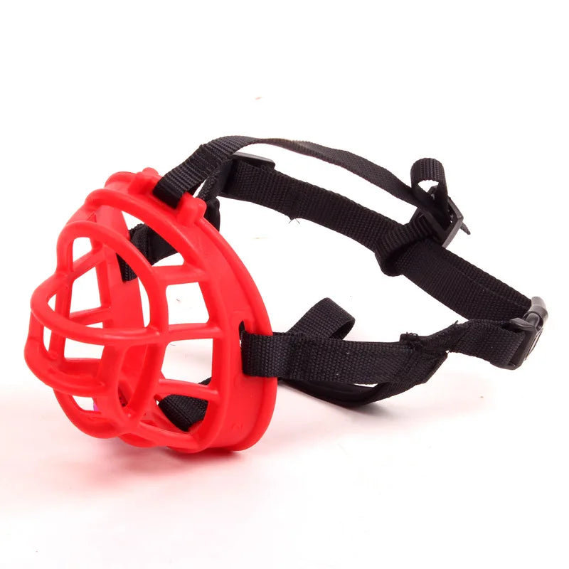 Museruola regolabile in silicone per cani
