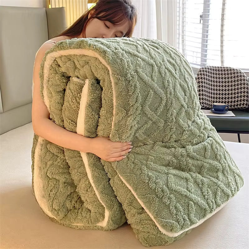 Coperta Ponderata NylaWeave Con Cashmere di Pecora Per Comfort Invernale