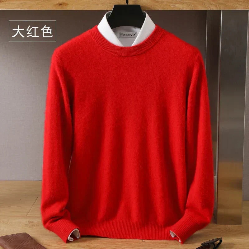 Maglione in Cashmere O-Collo di Lyra, Design Giapponese