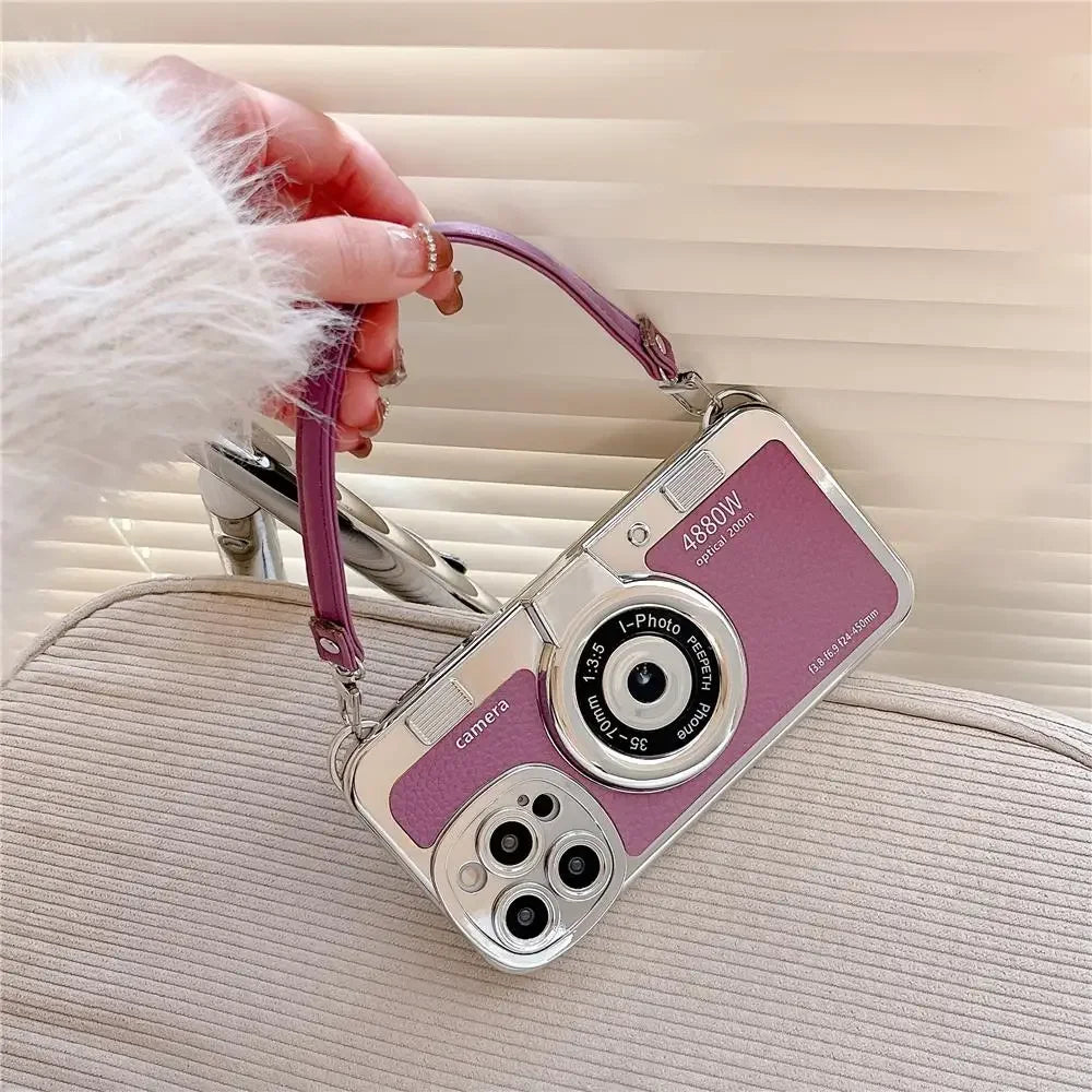 VintageCam Custodia per Telefono | Custodia in Stile Retro Stereo per iPhone