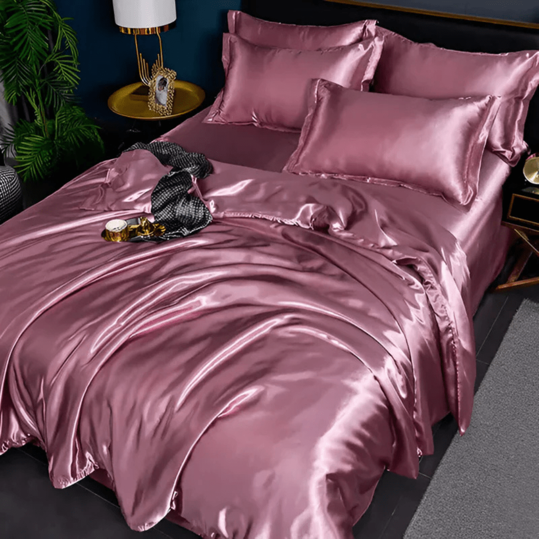 PURELISS – Set di lenzuola in seta lussuosa per il massimo comfort