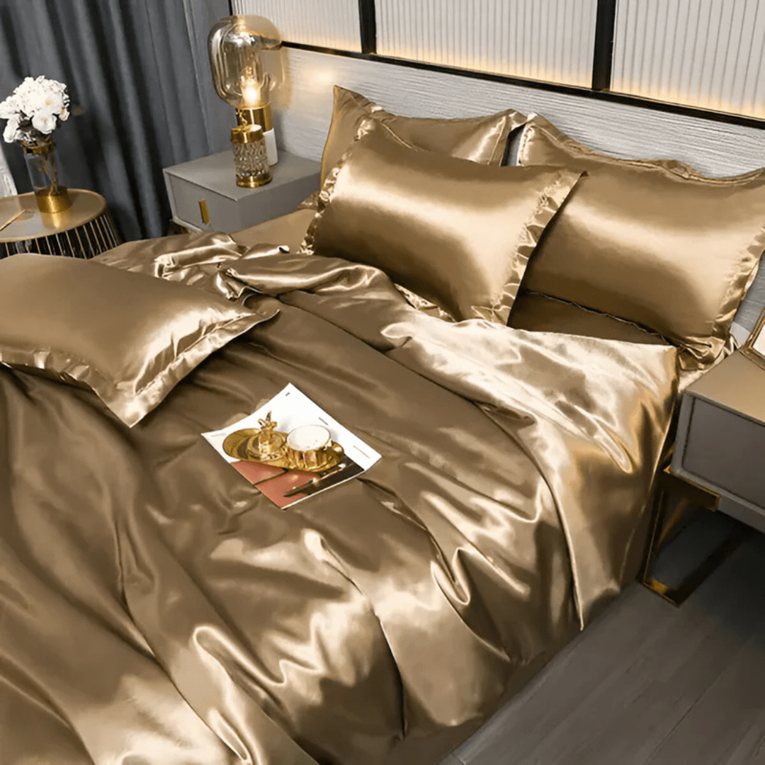 PURELISS – Set di lenzuola in seta lussuosa per il massimo comfort