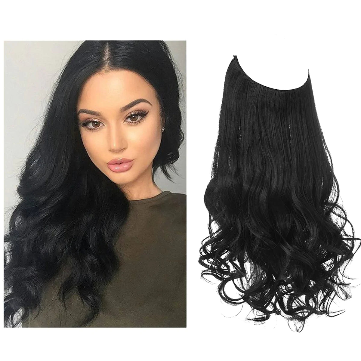 SecretHair | Extension in Capelli Veri Premium | 100% Qualità REMY | Volume e Lunghezza Senza Cuciture | Lucentezza Naturale | Resistenti al Calore e Durevoli