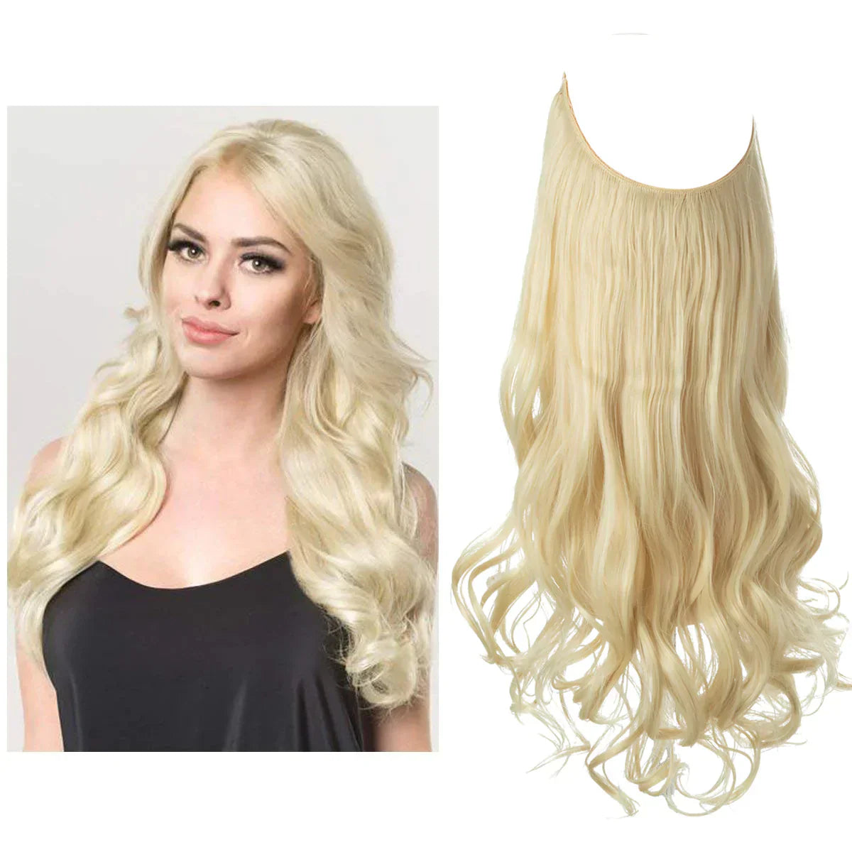 SecretHair | Extension in Capelli Veri Premium | 100% Qualità REMY | Volume e Lunghezza Senza Cuciture | Lucentezza Naturale | Resistenti al Calore e Durevoli
