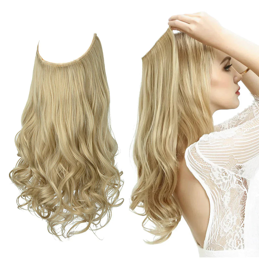 SecretHair | Extension in Capelli Veri Premium | 100% Qualità REMY | Volume e Lunghezza Senza Cuciture | Lucentezza Naturale | Resistenti al Calore e Durevoli
