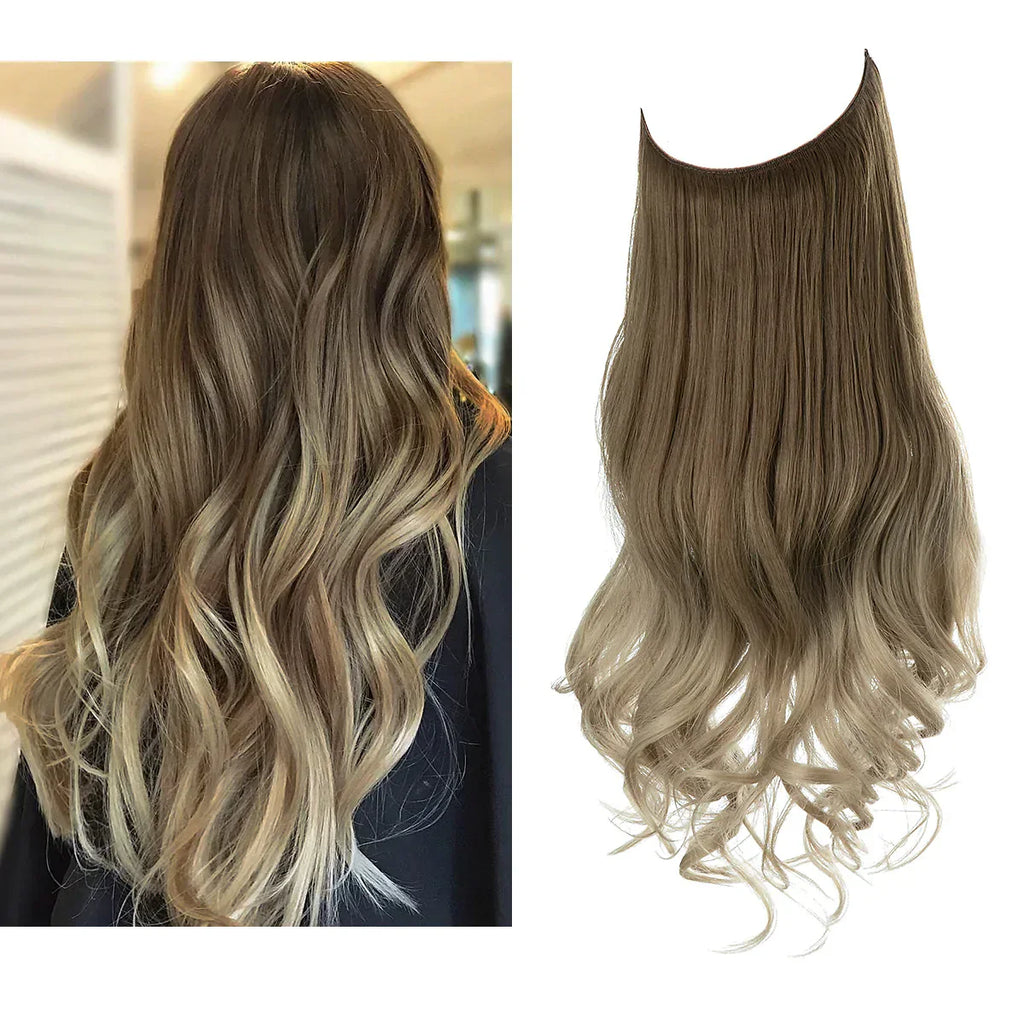 SecretHair | Extension in Capelli Veri Premium | 100% Qualità REMY | Volume e Lunghezza Senza Cuciture | Lucentezza Naturale | Resistenti al Calore e Durevoli