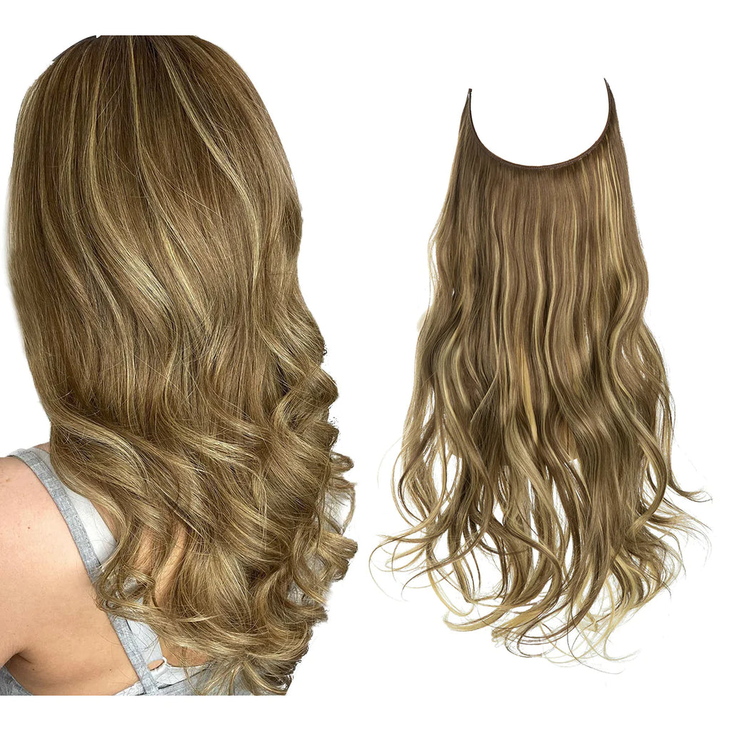 SecretHair | Extension in Capelli Veri Premium | 100% Qualità REMY | Volume e Lunghezza Senza Cuciture | Lucentezza Naturale | Resistenti al Calore e Durevoli