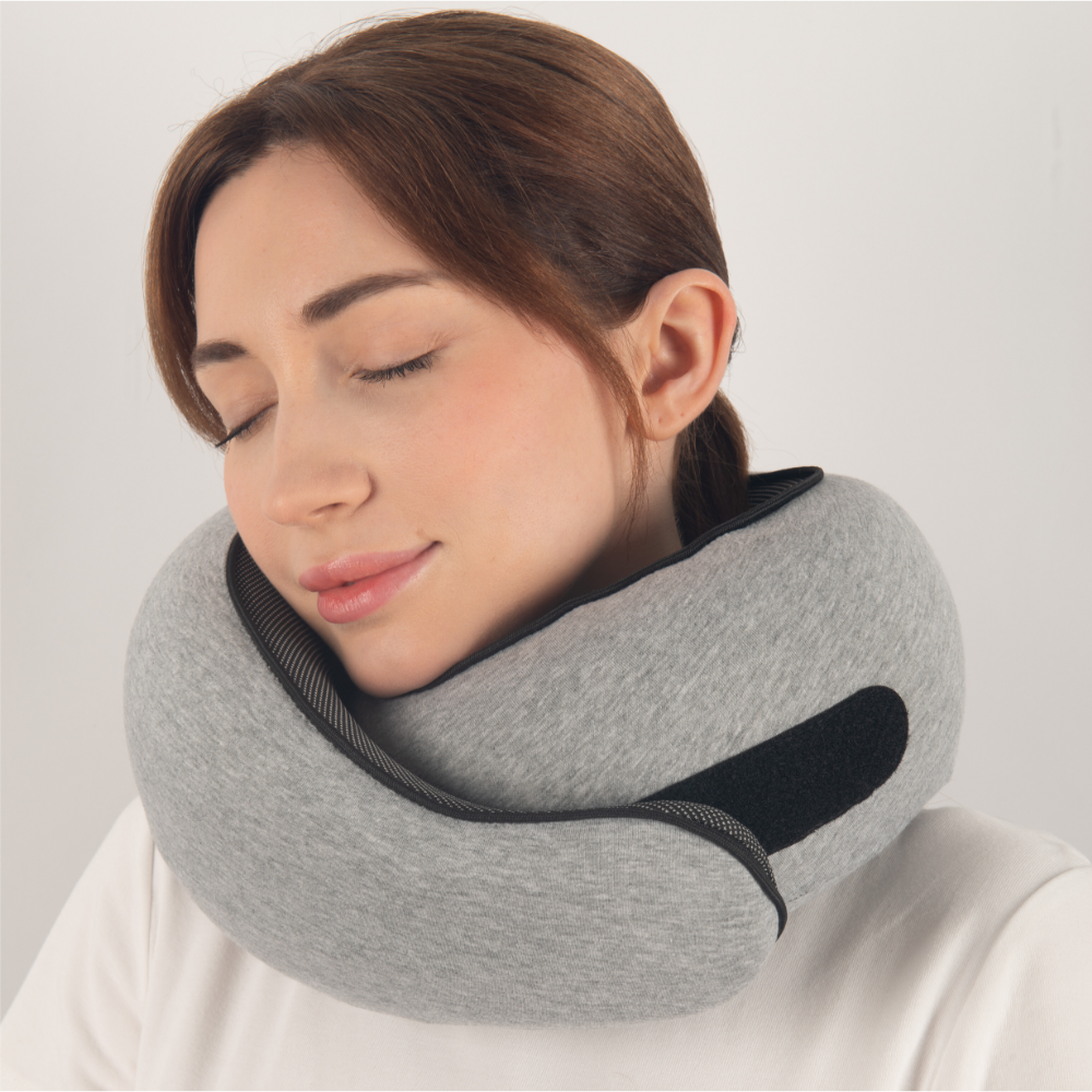 LuxVoyage Elite Cuscino da Viaggio | Comfort e supporto ottimali per viaggi rilassanti