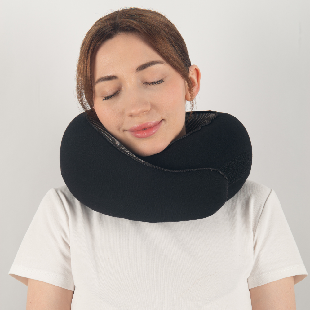 LuxVoyage Elite Cuscino da Viaggio | Comfort e supporto ottimali per viaggi rilassanti