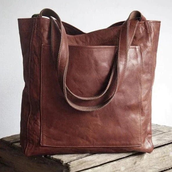 CARMÉ – Borsa a spalla resistente in morbida pelle PU
