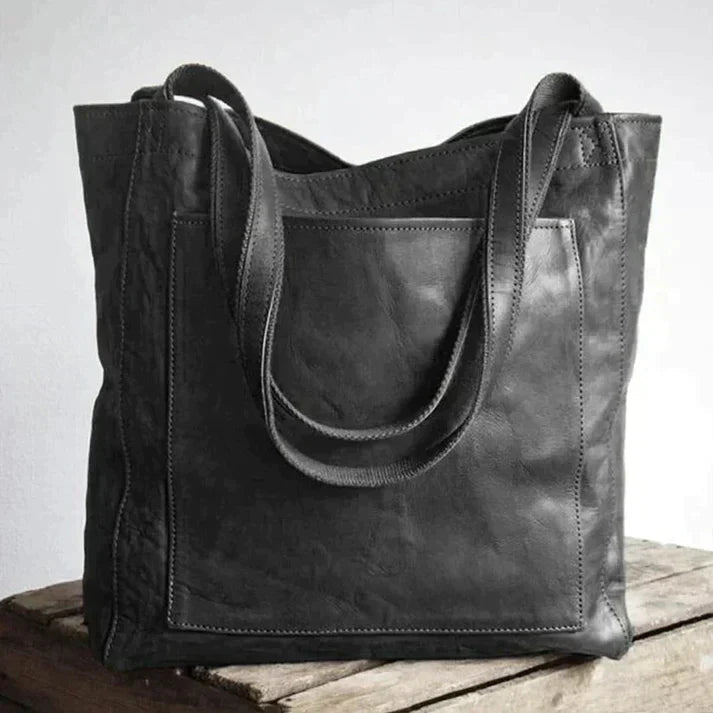 CARMÉ – Borsa a spalla resistente in morbida pelle PU