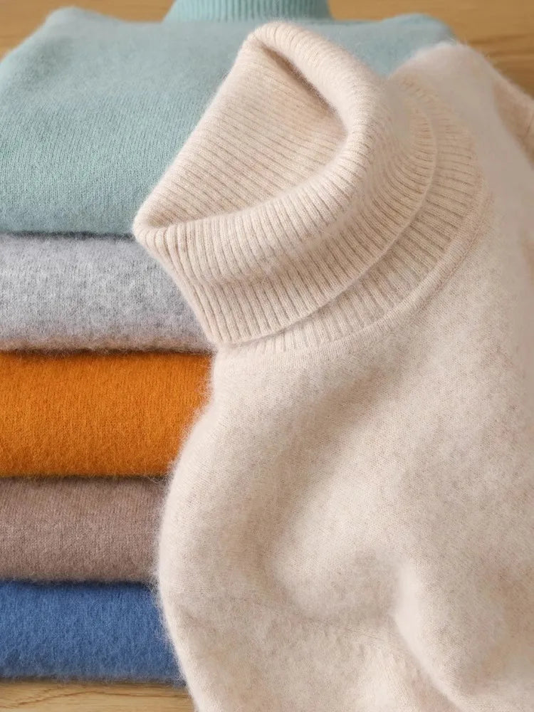 Maglione in Cashmere Aureo da Uomo, 100% Cashmere