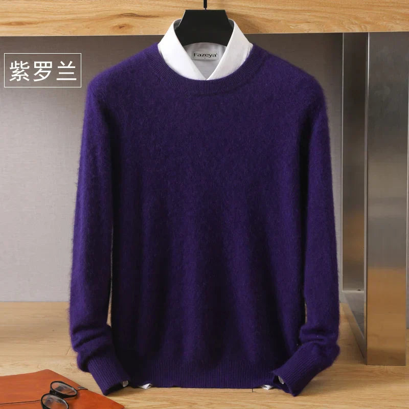 Maglione in Cashmere O-Collo di Lyra, Design Giapponese