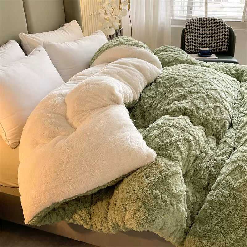 Coperta Ponderata NylaWeave Con Cashmere di Pecora Per Comfort Invernale