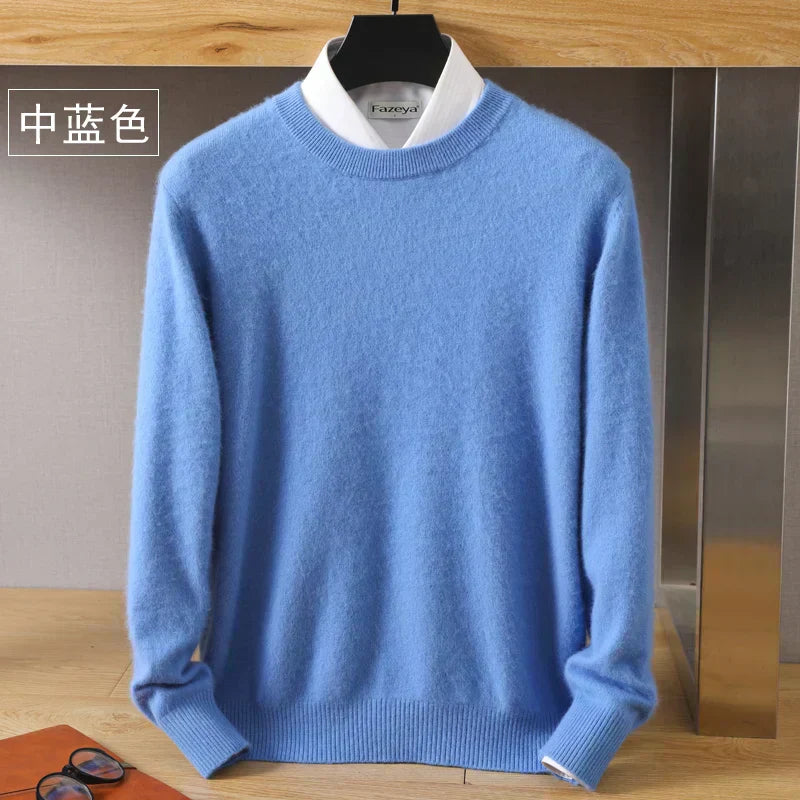 Maglione in Cashmere O-Collo di Lyra, Design Giapponese