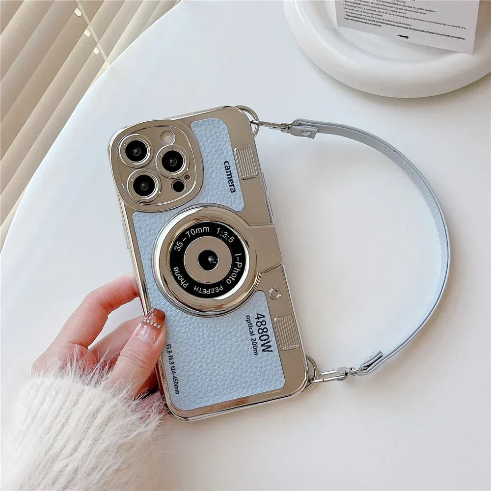 VintageCam Custodia per Telefono | Custodia in Stile Retro Stereo per iPhone