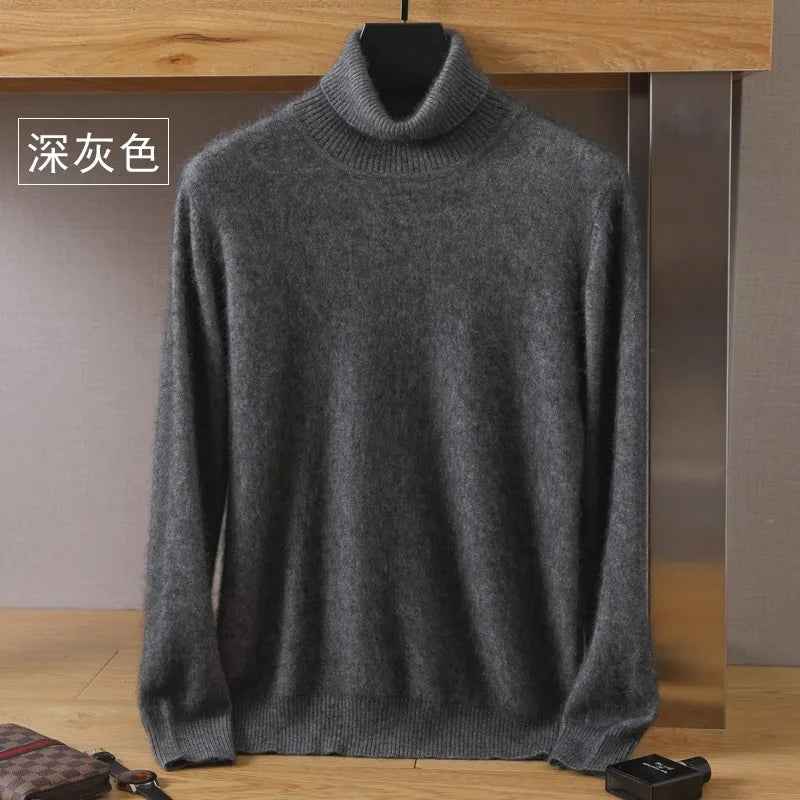 Maglione in Cashmere Aureo da Uomo, 100% Cashmere