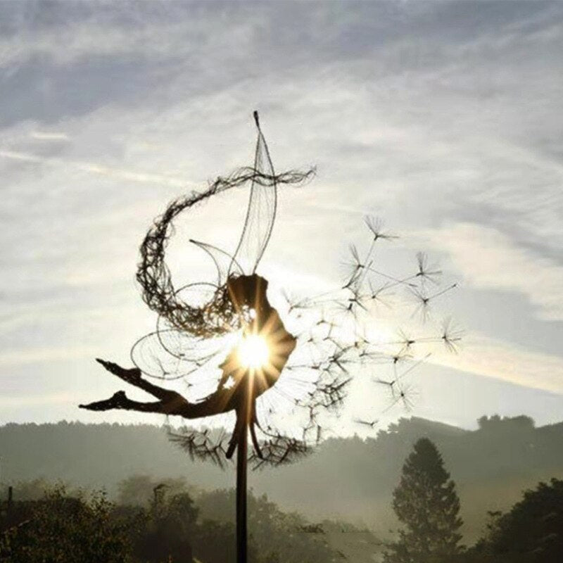 Incantevoli sculture da giardino delle fate: Decorazione da prato da sogno