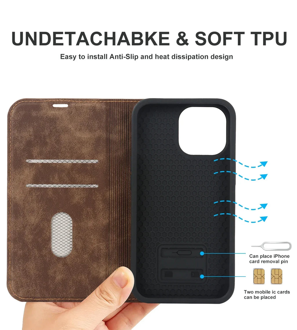 Sandsberg Wallet Cover MagSafe Wireless Charging - iPhone