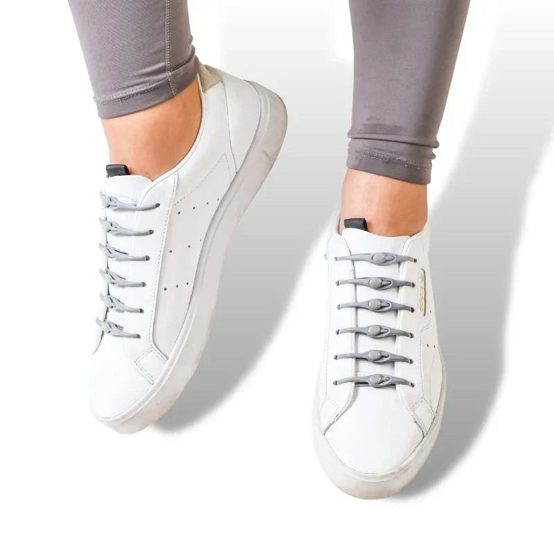 FitLock™ | Lacci elastici senza nodi | 6+6 GRATIS | Per tutte le taglie di scarpe | Sistema di chiusura rapida per vita quotidiana e sport