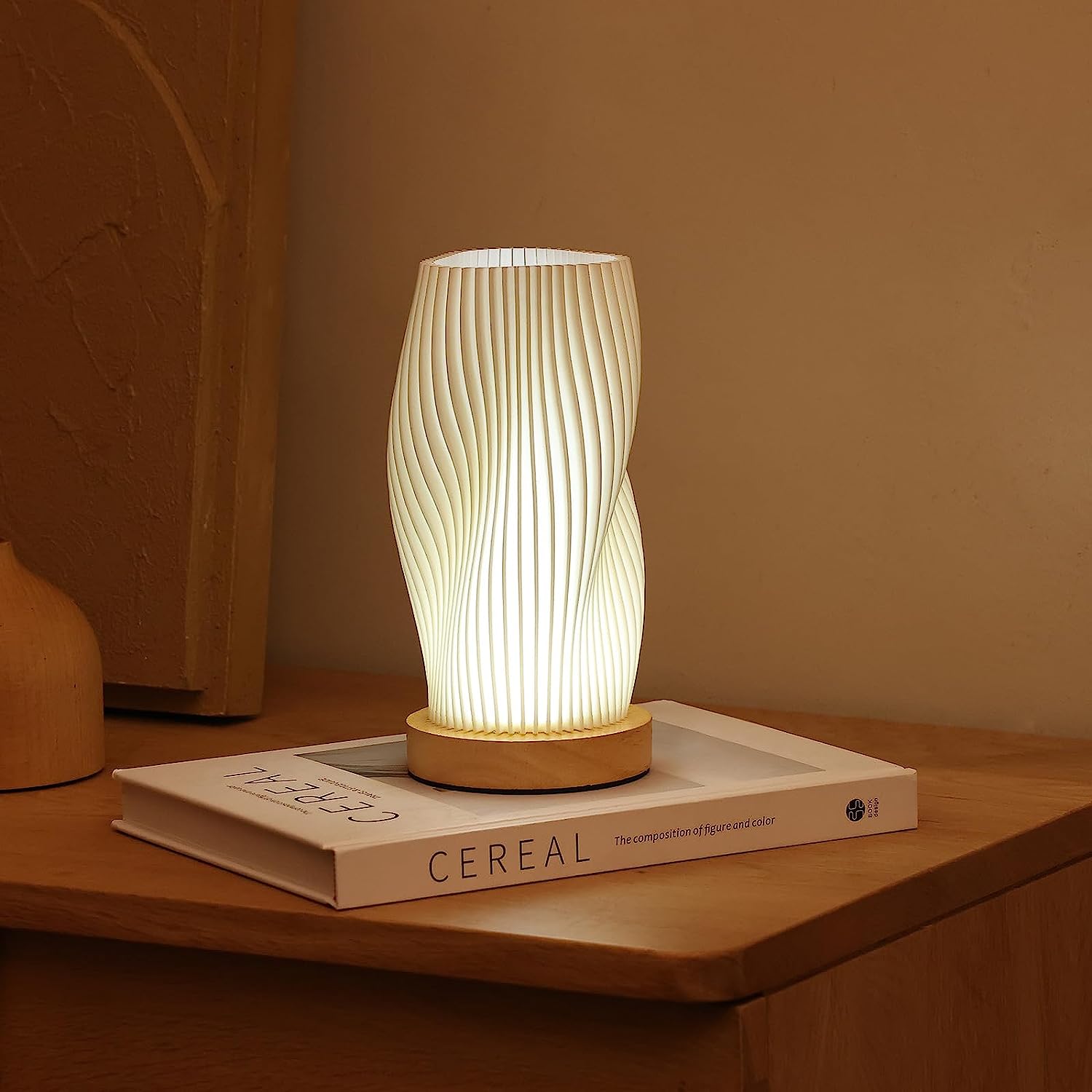 Sareno Lampada da Tavolo – Metallo & ABS – Bianco Caldo/Bianco Naturale – 20,5×11 cm/28×16 cm – Dimmerabile per Accenti Eleganti