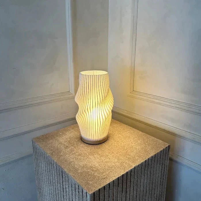Sareno Lampada da Tavolo – Metallo & ABS – Bianco Caldo/Bianco Naturale – 20,5×11 cm/28×16 cm – Dimmerabile per Accenti Eleganti