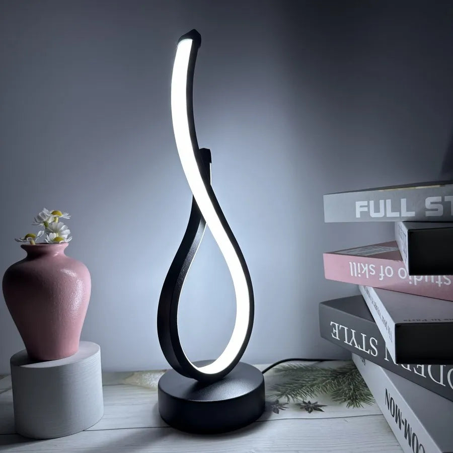 Lumoara Lampada da Tavolo LED | Dimmerabile | 3 Colori di Luce | Design Moderno