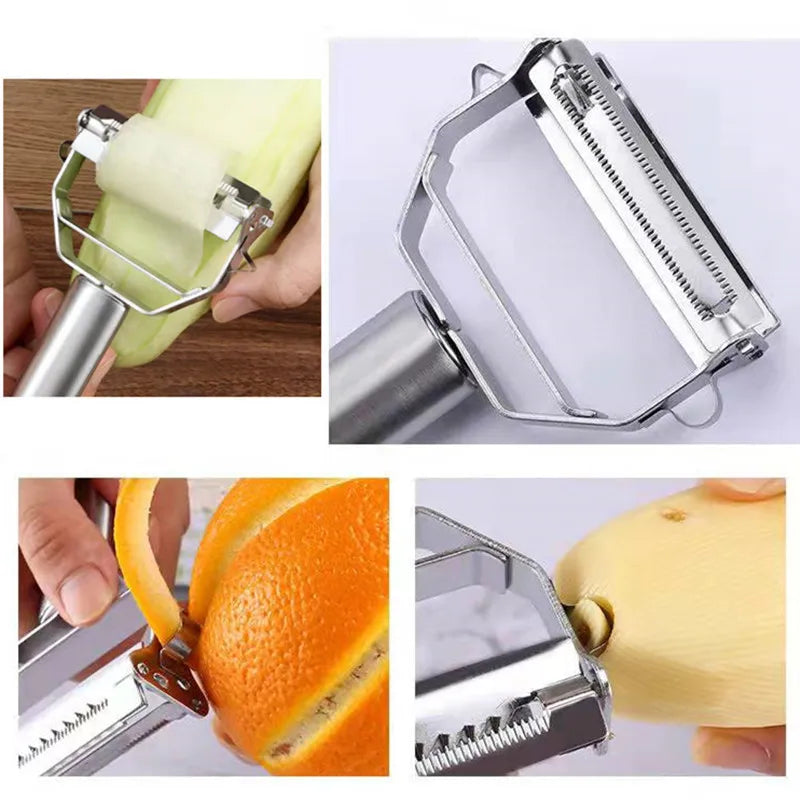 Sbucciatore per frutta e verdura in acciaio inox