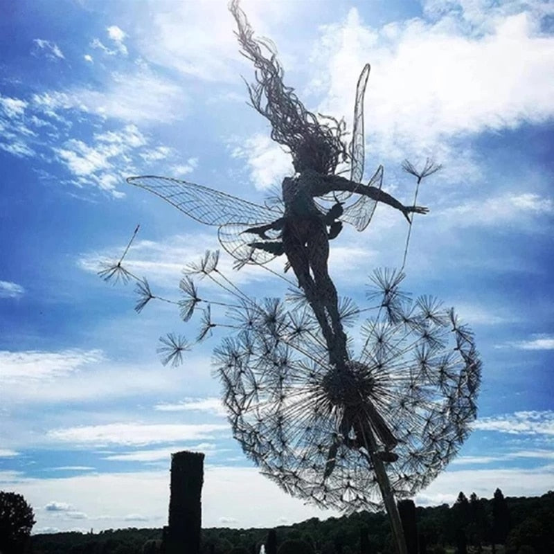 Incantevoli sculture da giardino delle fate: Decorazione da prato da sogno