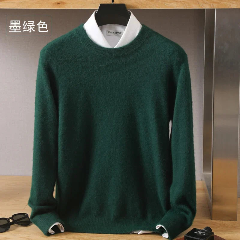 Maglione in Cashmere O-Collo di Lyra, Design Giapponese