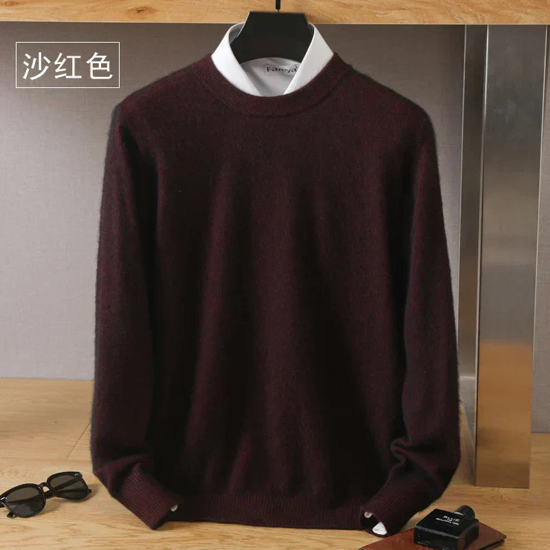 Maglione in Cashmere O-Collo di Lyra, Design Giapponese