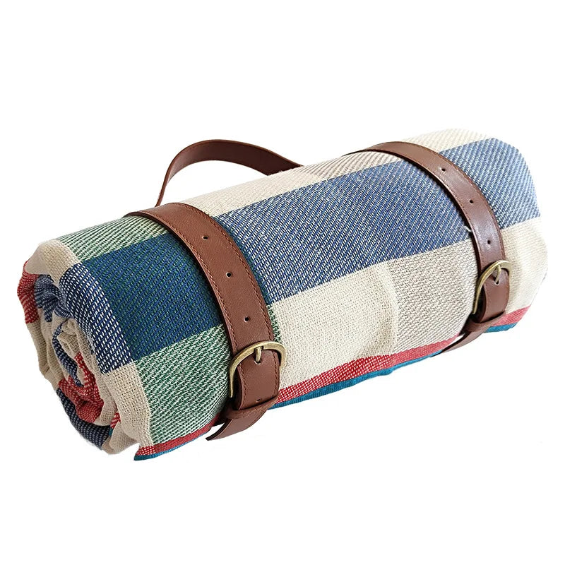 NovaPlaid | Coperta da picnic pieghevole impermeabile con manico | Brehn