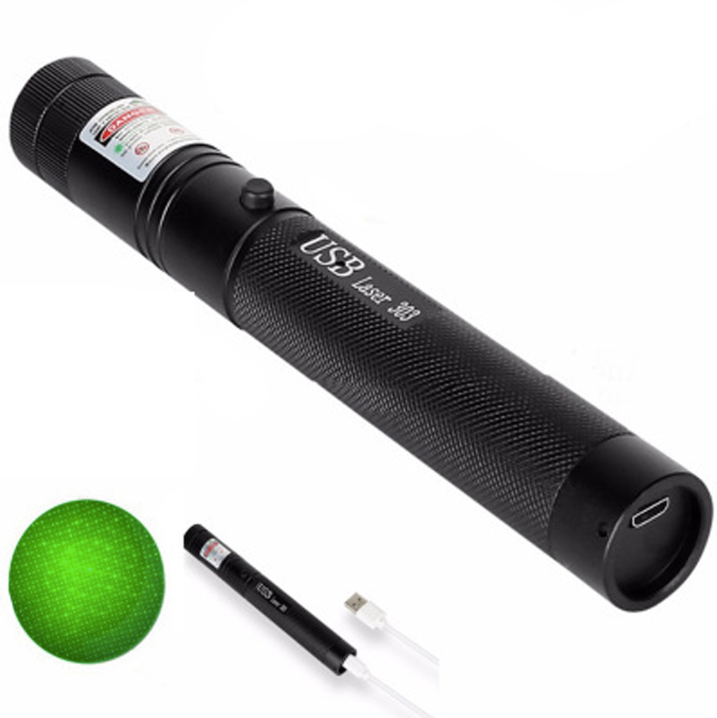 Zelara-Power Laserpointer 303 - Puntatore laser USB ricaricabile visibile ad alta potenza