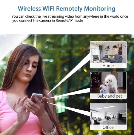 NovaGuard Mini Telecamera 1080P Con WiFi Impermeabile e Visione Notturna a 160 Gradi