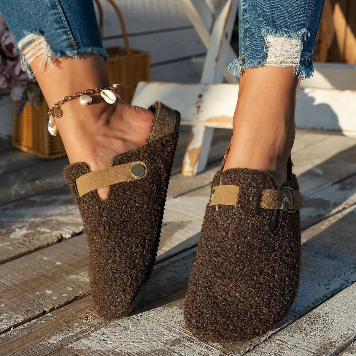 CONTRORTLUXE – Scarpe in lana di pecora lussuose per il massimo comfort invernale