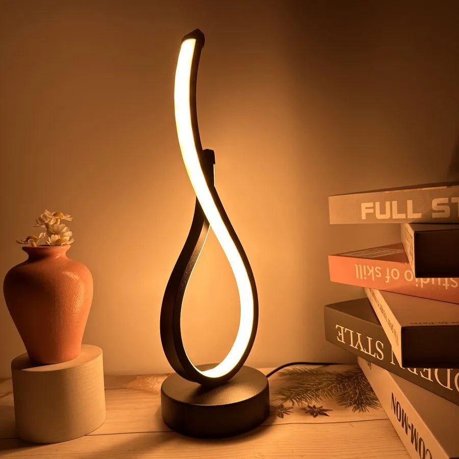 Lumoara Lampada da Tavolo LED | Dimmerabile | 3 Colori di Luce | Design Moderno