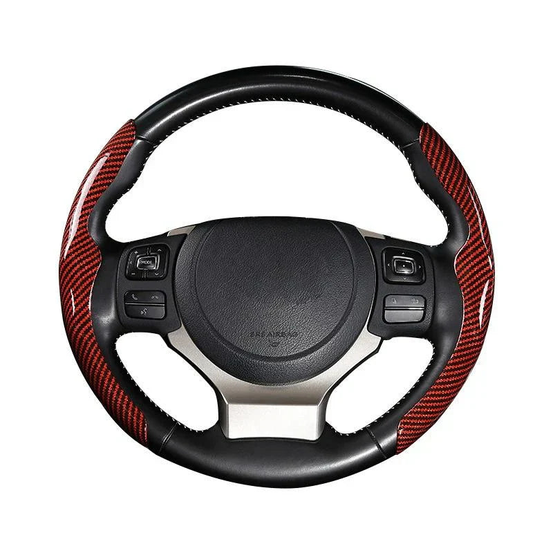 SteerMax | Copertura volante antiscivolo | Elegante design in carbonio | Universale