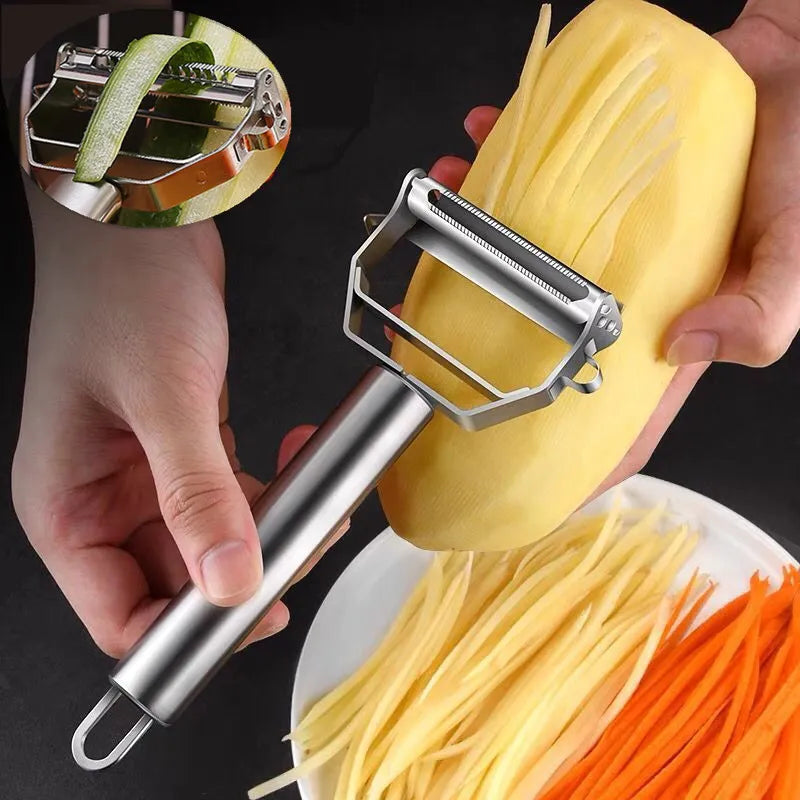 Sbucciatore per frutta e verdura in acciaio inox